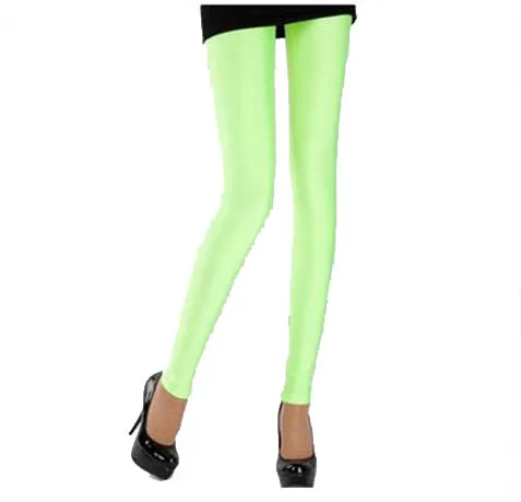 K036 Fluoresce Green CUHAKCI, женские штаны, леггинсы, женские тонкие леггинсы из спандекса, яркие цвета, неоновые леггинсы, время приключений, обтягивающие, эластичные - Цвет: K036 Fluoresce Green
