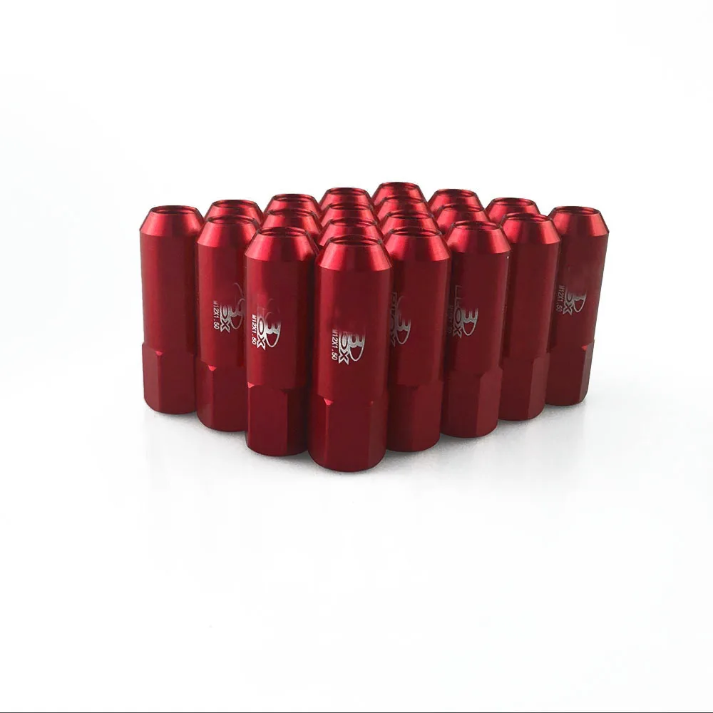 M12X1.25 20 шт. Bl Jdm стиль алюминиевый Расширенный тюнер Колесные гайки для колесных