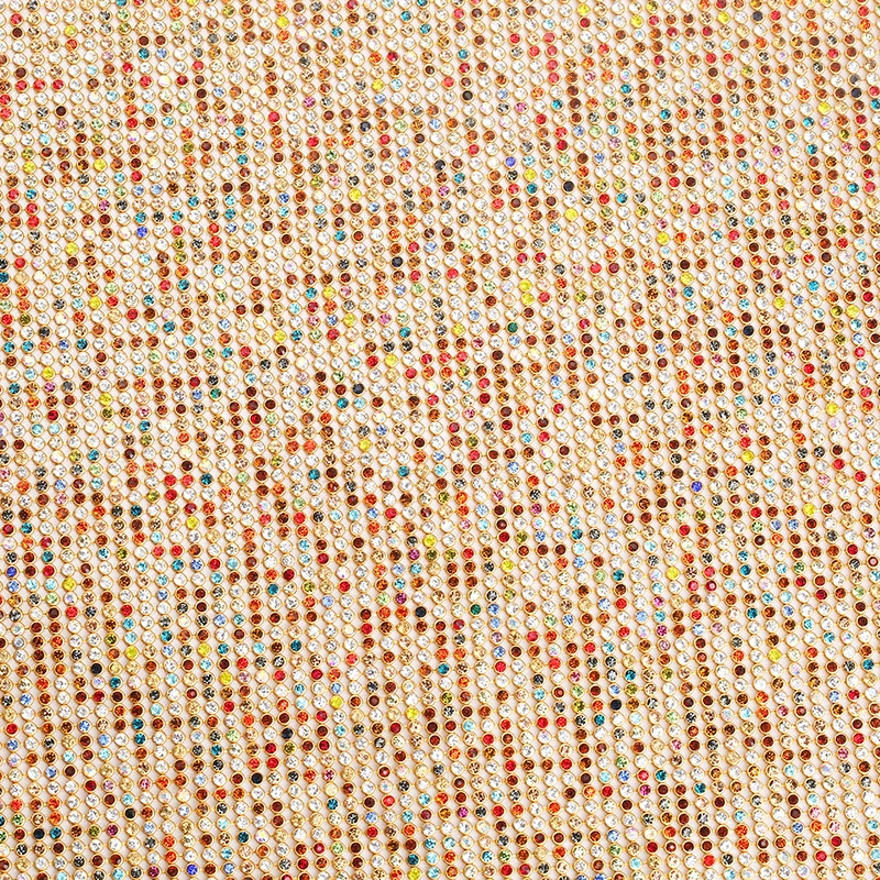 RESEN 45x40 см/шт. Исправленное железо on красочные стразы лист золотая основа