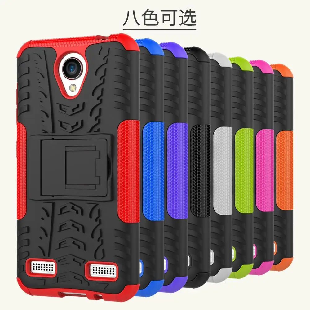 Heavy Duty kickstand Гибридный Броня Крышка TPU чехол кожи для zte лезвие A520|Чехлы-портмоне| |