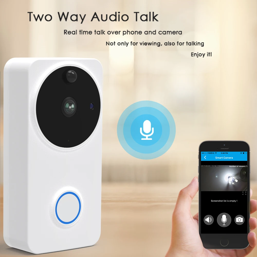 Водонепроницаемый видеовызов CTVMAN беспроводной домофон с Wi Fi для дома видео