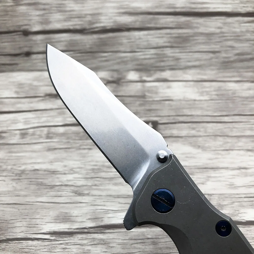 ZZSQ ZT 0392 тактические складные ножи M390 лезвие титановая ручка шарикоподшипник Походный нож открытый выживания OEM Инструменты Нож