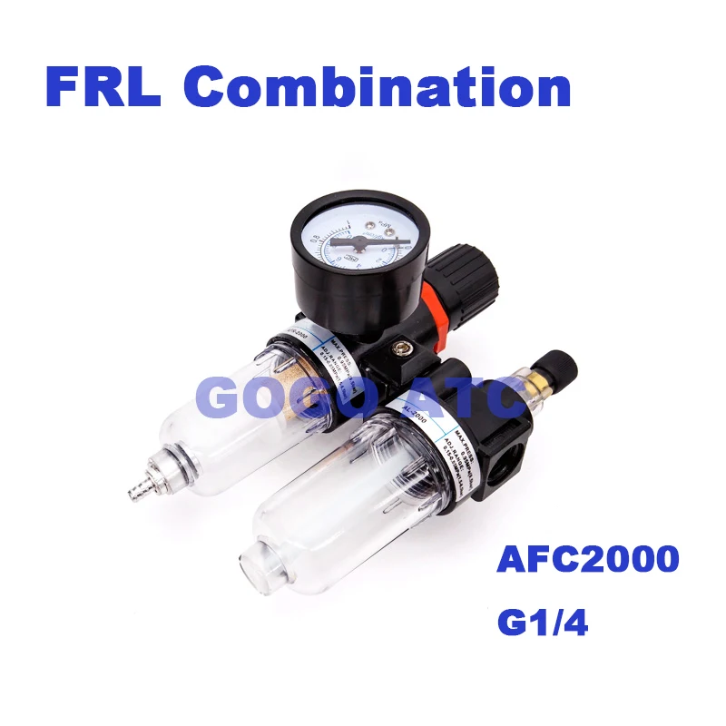 GOGO AFC2000 два соединения очистки масла разделения воды G1/4 &quotвоздушный фильтр