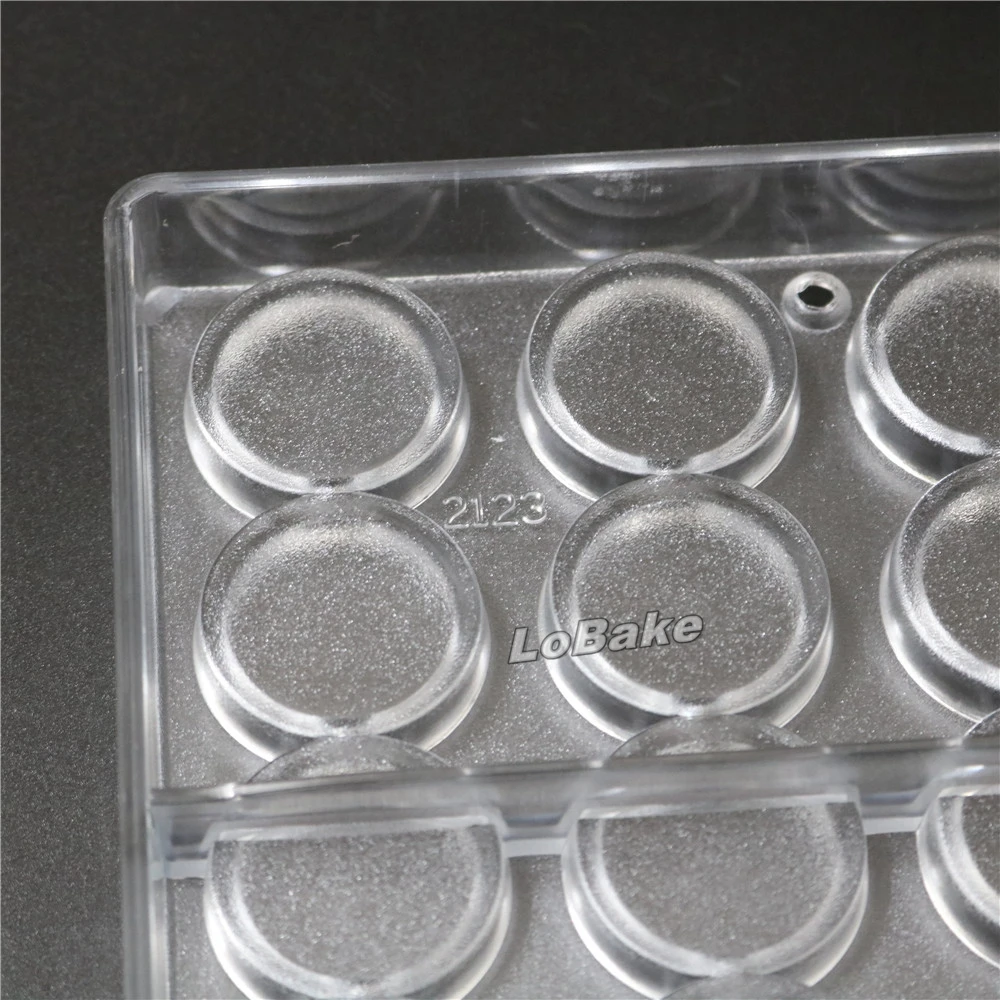 24 полости плоская поверхность круглая форма кубика ПК поликарбонатная