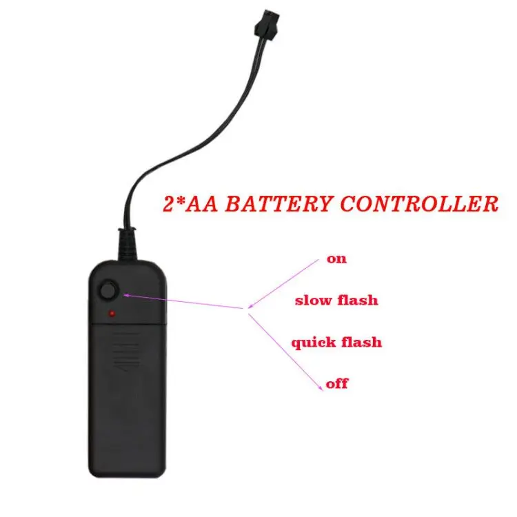 Basic Controller Новинка мигающий EL Wire светодиодный светильник, светящиеся вечерние очки, декоративный светильник, подарок, яркий светодиодный светильник, вечерние очки - Цвет: Basic Controller
