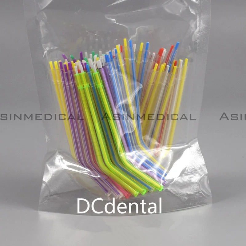 

100pcs X Dental Air Water Syringe disposable plastic Spray Nozzles/Tips/Nozzles Tips For 3-Way Dental Air Water Syringe
