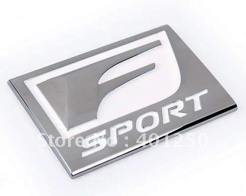 

1 Pcs F-SPORT three-dimensional emblem 3d Car Stickers emblem car decoration badge top quality Car Styling
