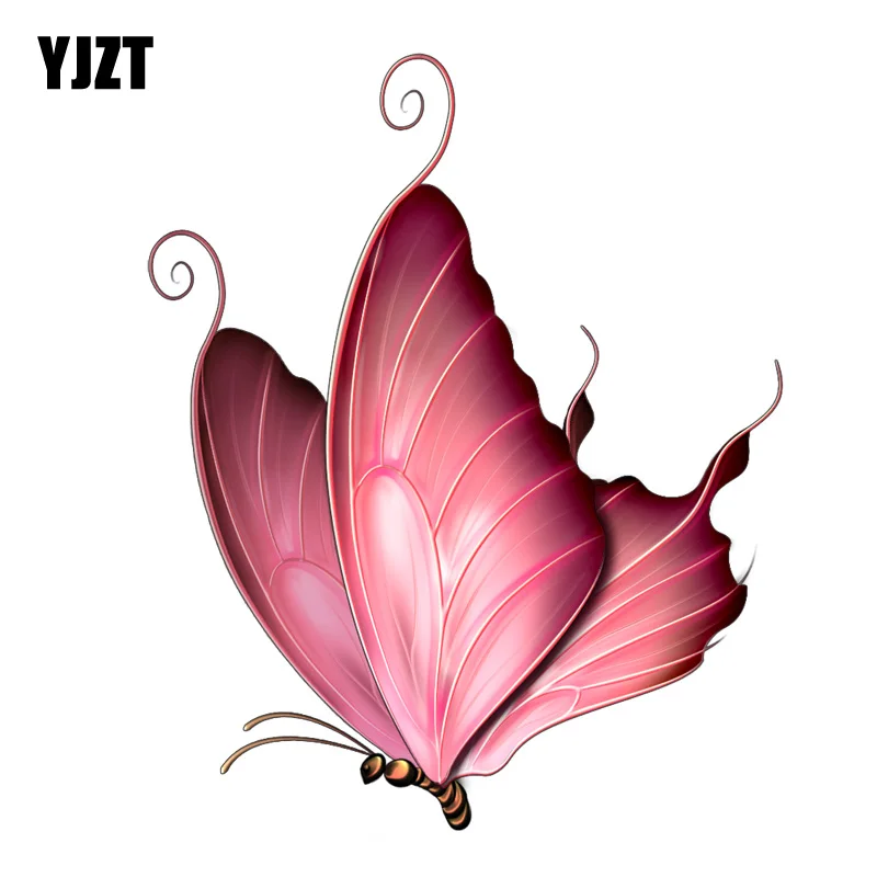 YJZT 12 8 см * 15 мультфильм Dreamy Butterfly ПВХ мотоцикл стикер автомобиля 11-00657 | Автомобили