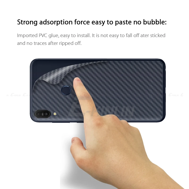 3D углеродное волокно задняя крышка Защитная пленка для Asus ZenFone Max Pro Plus M1 M2 ZB602KL ZB631KL