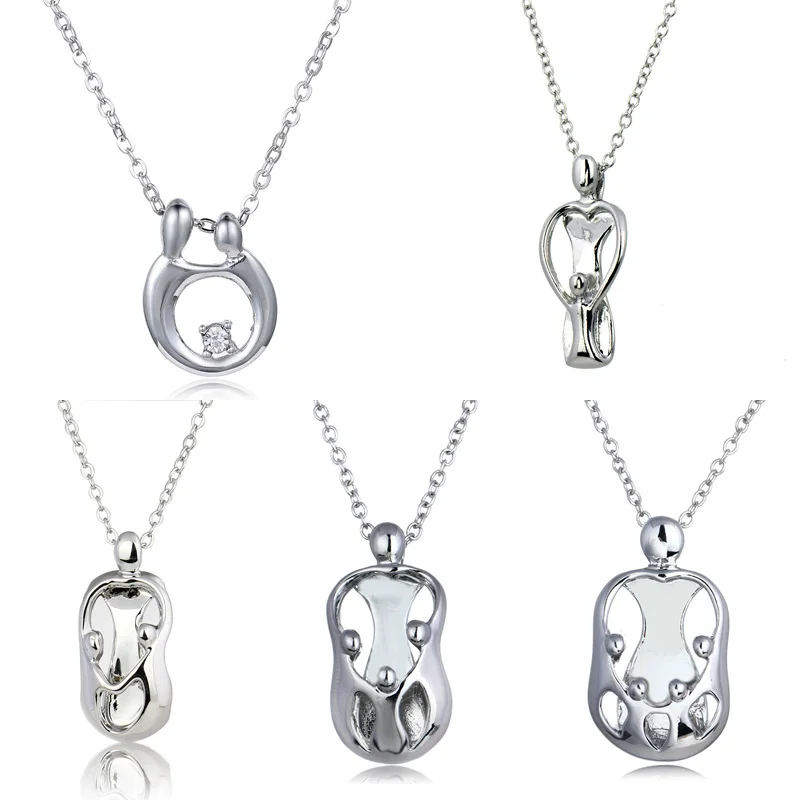 Ожерелье цепочка с подвеской для родителей и детей ювелирное изделие всей семьи