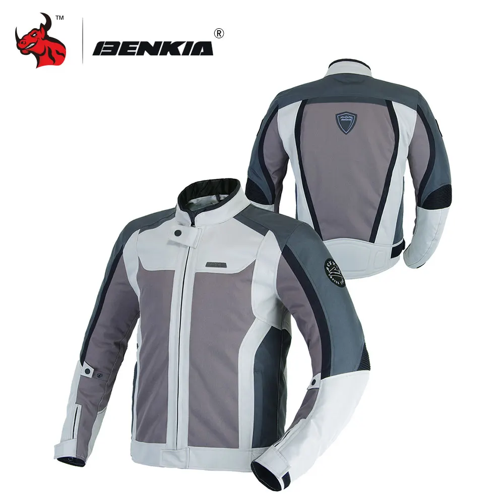 BENKIA Мужская мотоциклетная куртка ветрозащитная для гонок одежда мотокросса