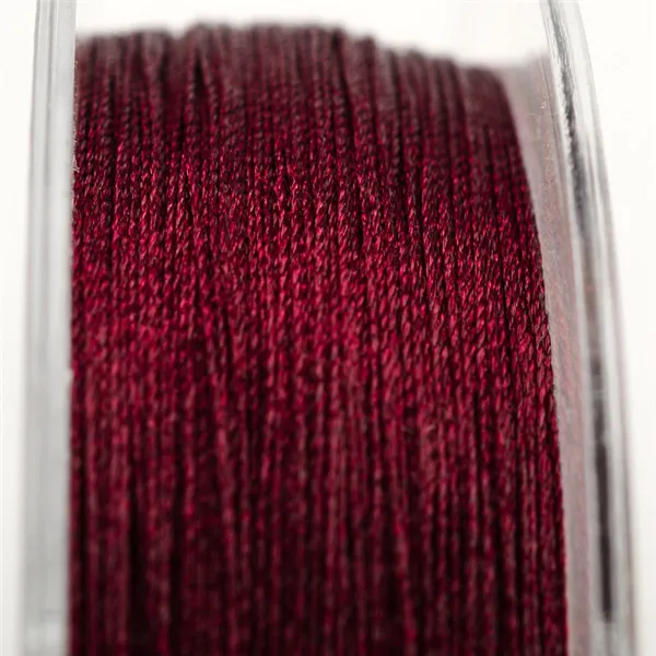 04wine red Новое поступление, шнур для изготовления ювелирных изделий, шелковая нить для бисера, шнур для бисера, шелковый шнур с кисточками, нейлоновый шнур 100/рулон - Цвет: 04wine red