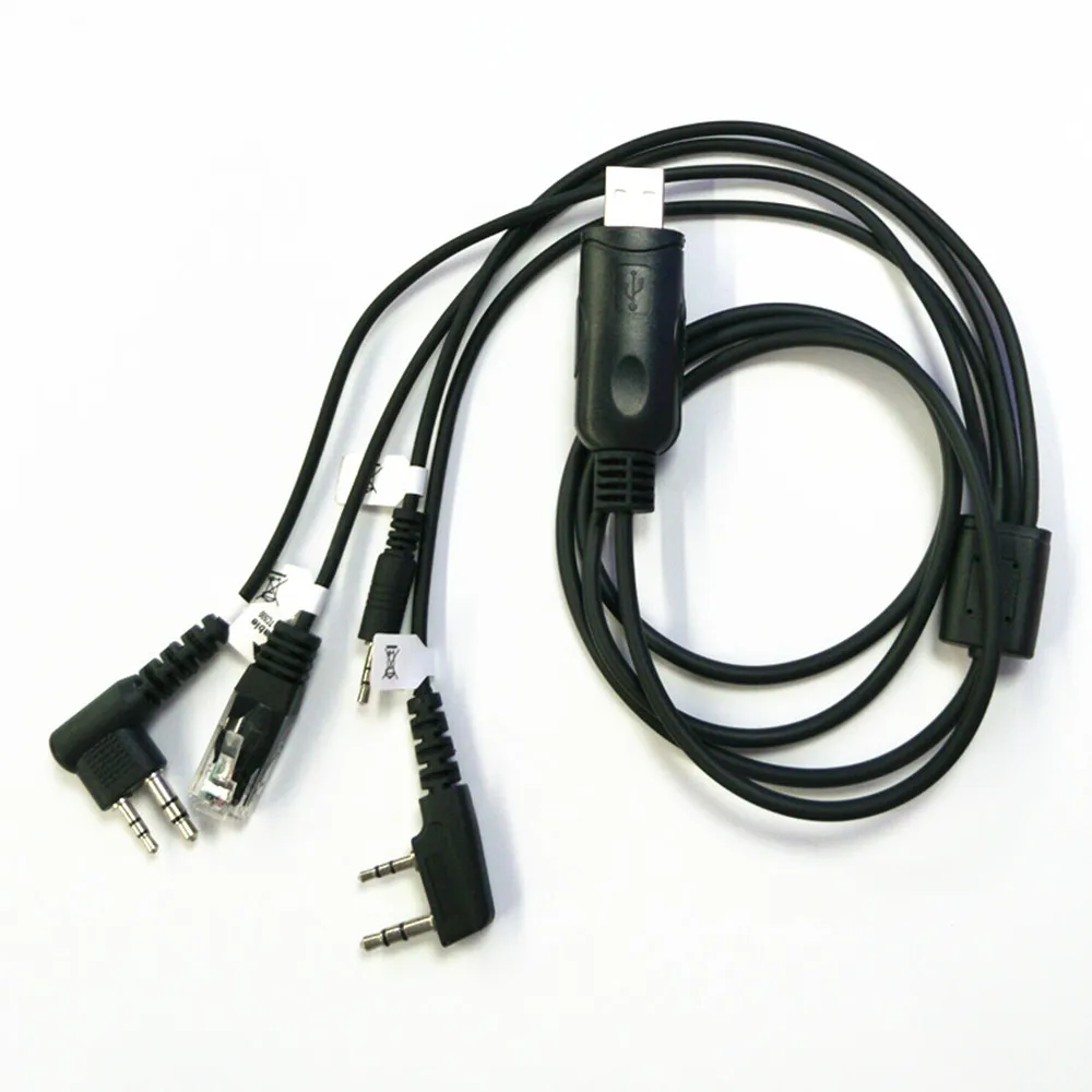 XQF 4 в 1 USB программирующий кабель адаптер для BAOFENG UV-5R 666S 777S 888S радио PUXING QUANSHENG TYT HYT |