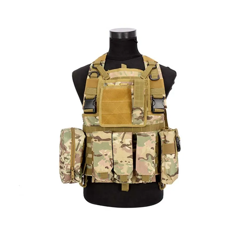 Мульти Карманы камуфляж Molle тактический жилет страйкбол стрельба боевое