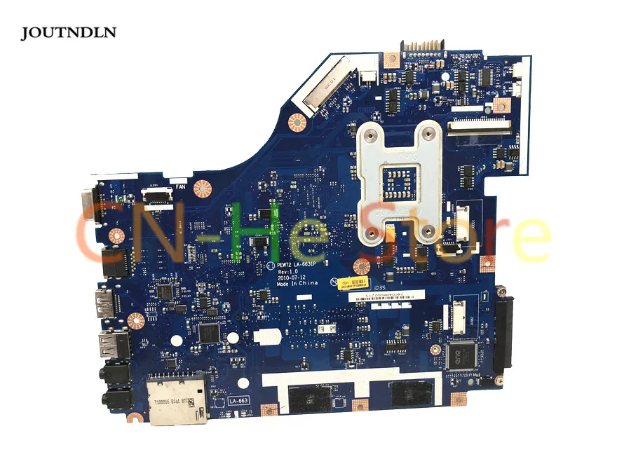 JOUTNDLN для ACER 5336 Материнская плата ноутбука MBR4G02001 PEW72 LA-6631P GL40 GMA 4500 м DDR3 выслать