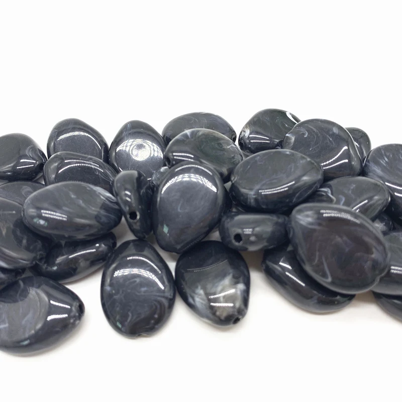 

Бусины акриловые в виде капель воды, 25 мм, 10 шт./лот