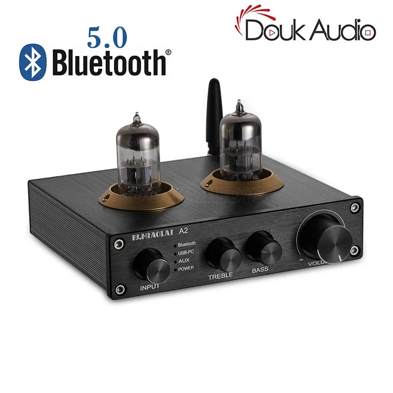 Nobsound стерео 6N3 вакуумный ламповый преусилитель Bluetooth 5 0 HiFi USB PC декодер AUX