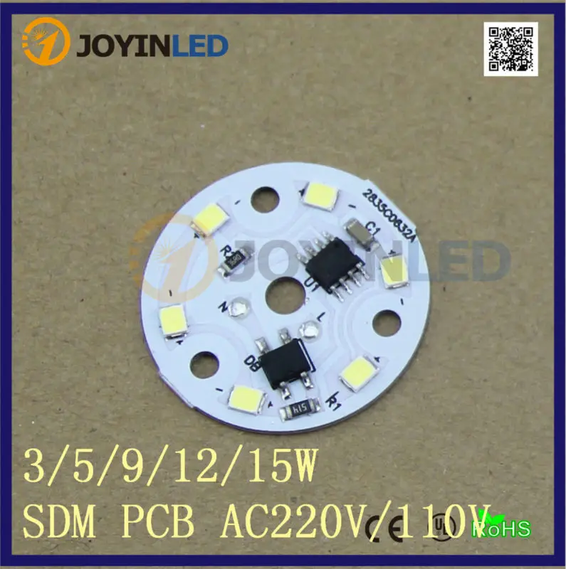 50 шт. 230 В переменного светодиодный ка светодиод PCB SMD2835 диодный свет двигатель