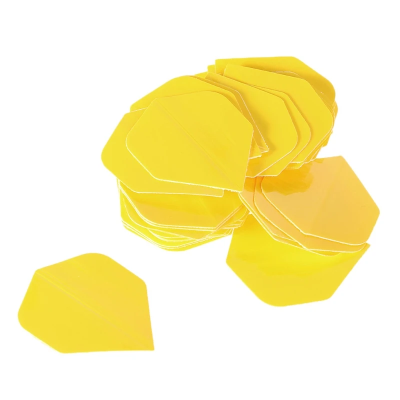 

50pcs/lot High Quality Pure Color Dart Wing Tail Professional PET Darts Flights