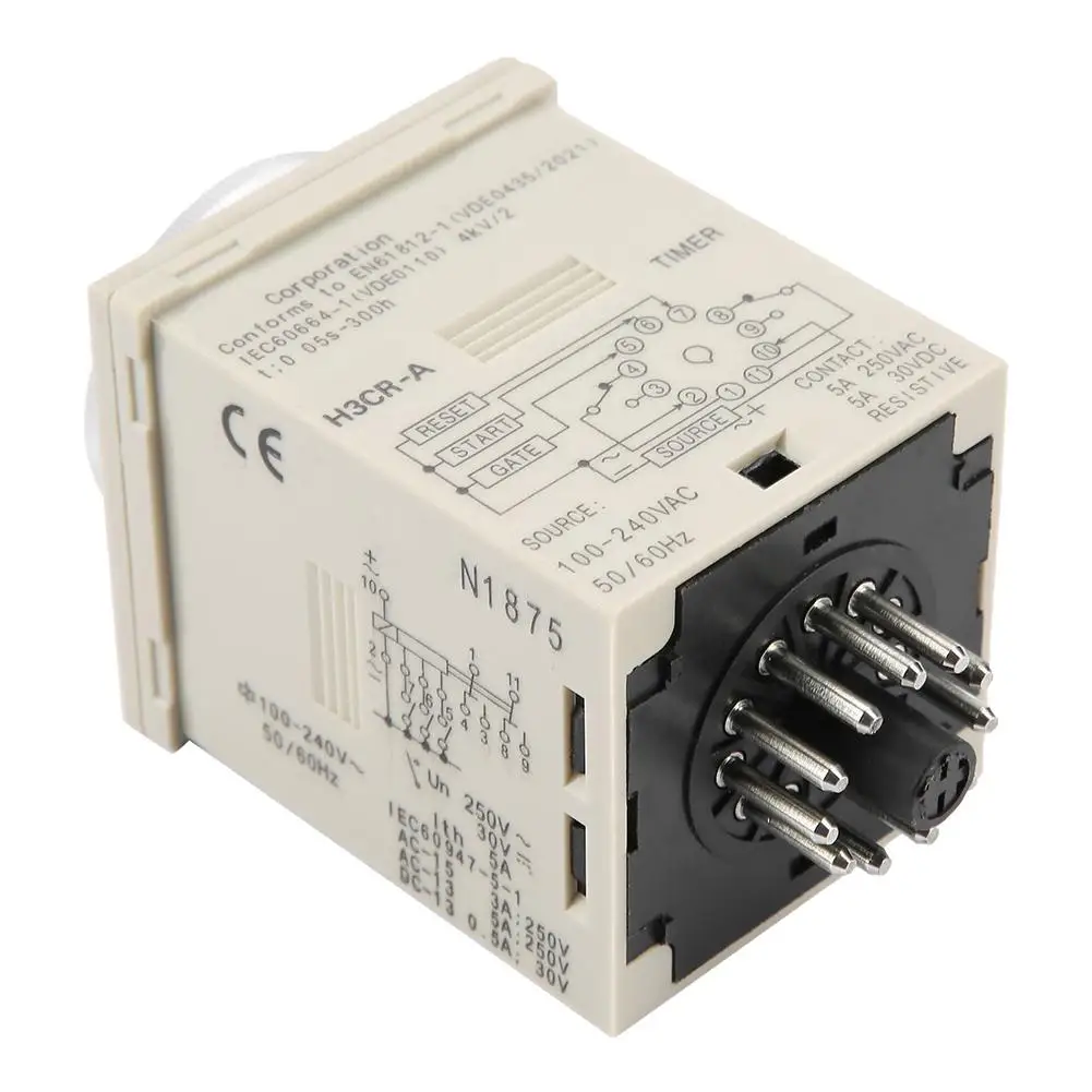 H3CR-A реле таймера задержки 0,5 S-300 H Ручка управления реле времени 11-Pin AC100-240V DC100-125V горячая распродажа