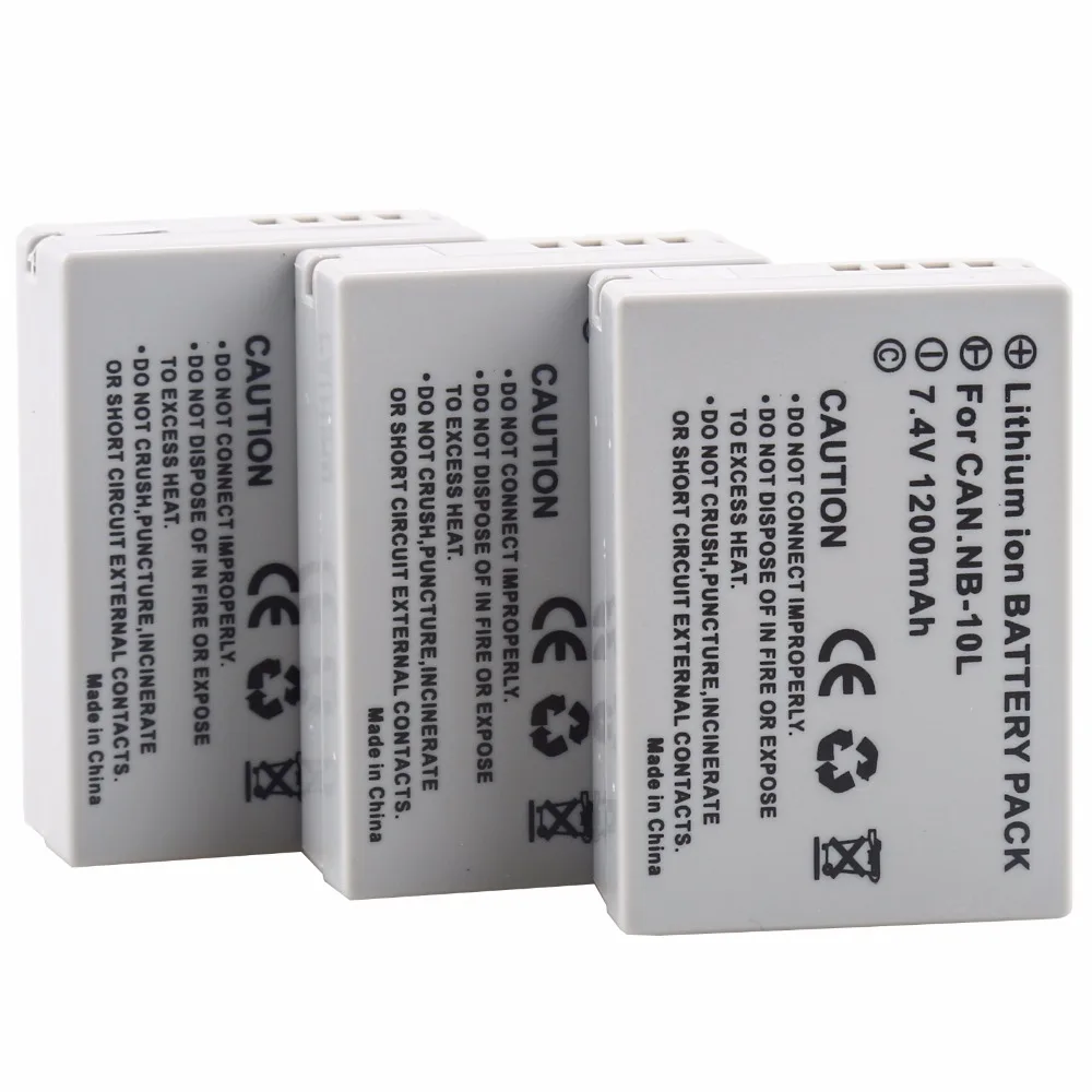 5 шт. NB 10L NB10L замена цифровой Батарея зум объектив для Canon PowerShot G15 G1X G16 SX50 SX40 G3X SX40HS