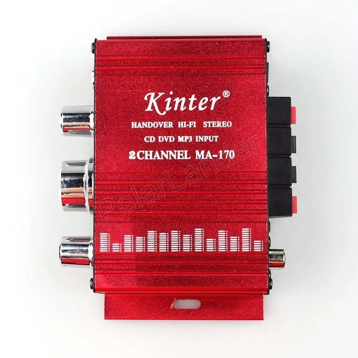 Модный мини Hi Fi стерео усилитель для автомобиля MA 170 DVD MP3 Колонка мотоцикла лодки