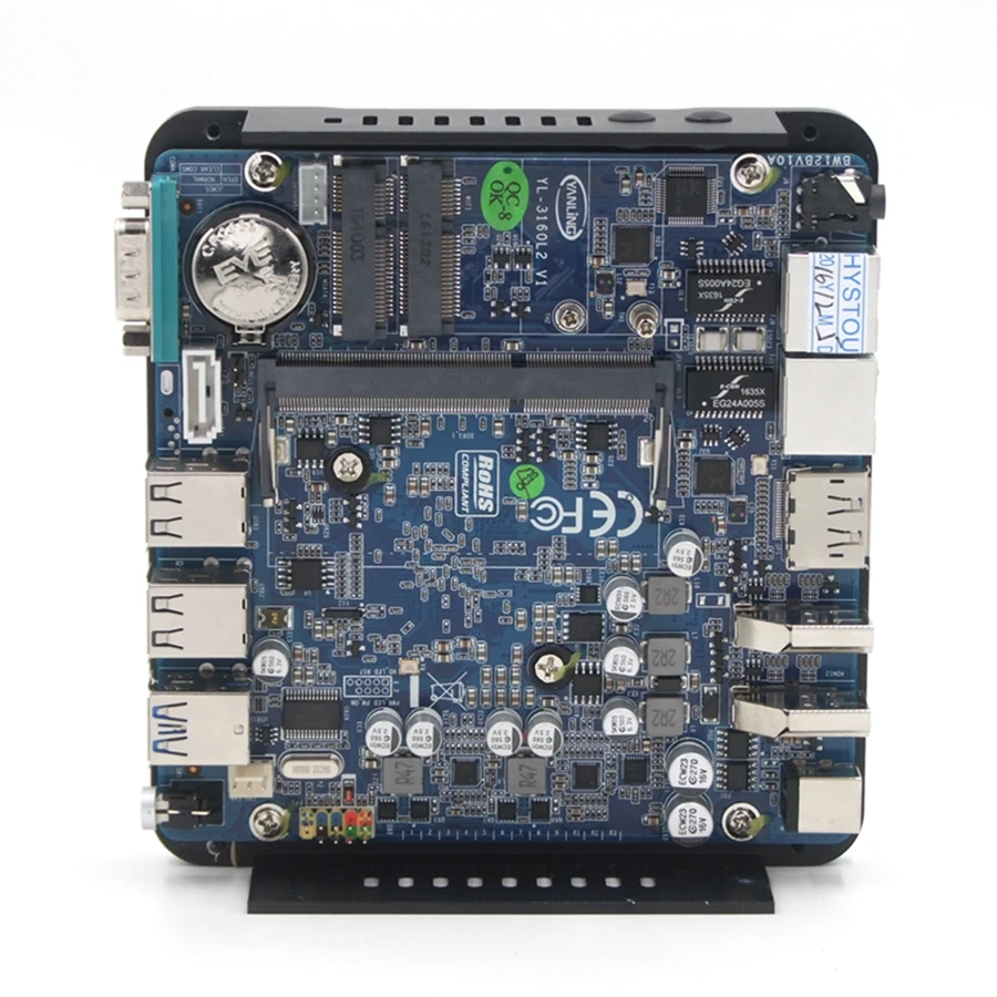 Intel NUC Mini PC N3160 Windows Dual LAN Nics безвентиляторный серверный компьютер PFsense роутер|intel nuc