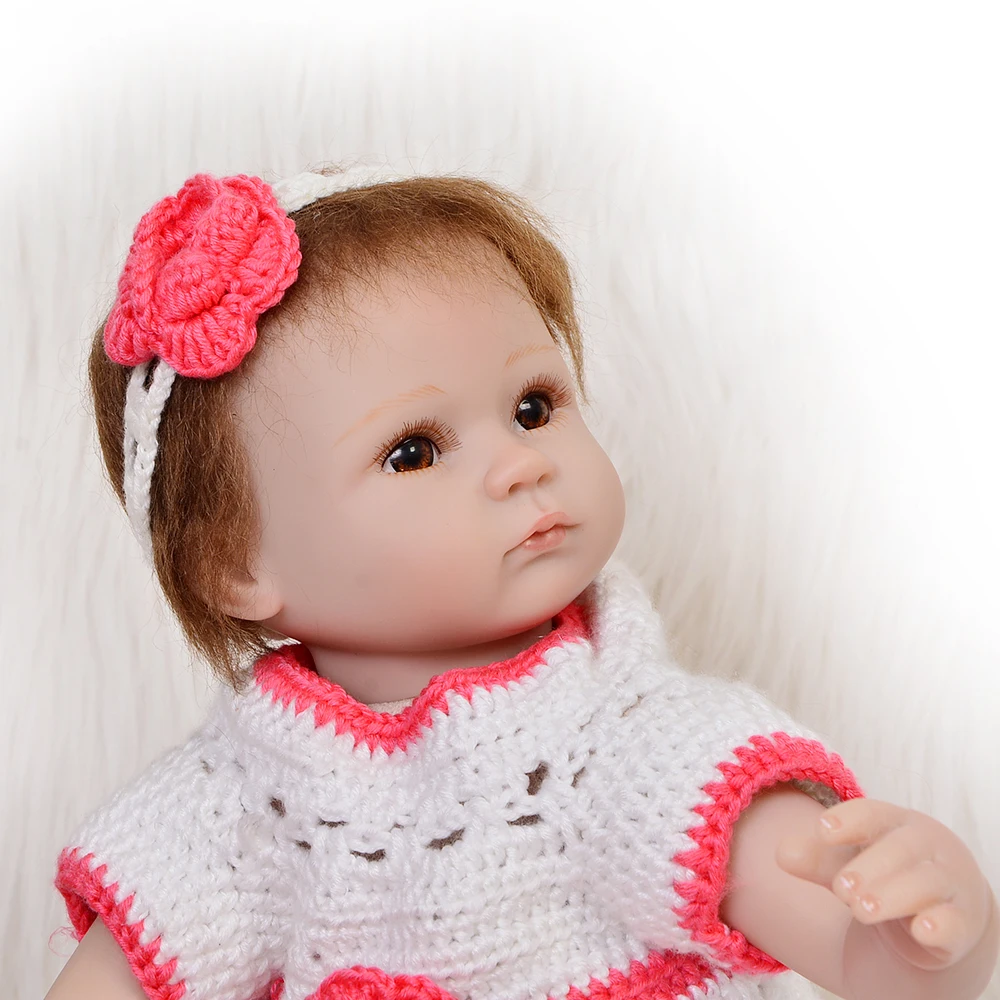 17 дюймов силиконовые куклы reborn Real Life baby Alive кукла горячая Распродажа Белая Кожа