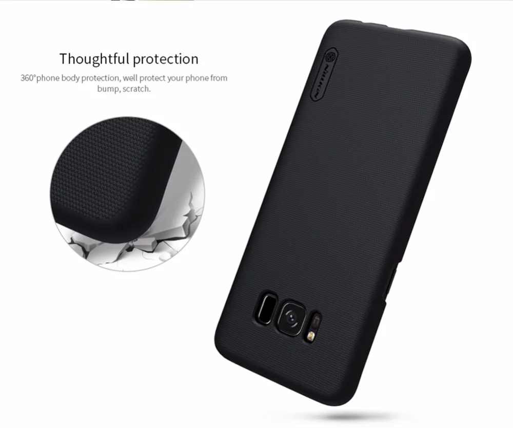 Чехол для samsung Galaxy S8/S8 Plus NILLKIN матовый щит задняя крышка для samsung Galaxy S8 чехол S8Plus S8+ бампер в розницу