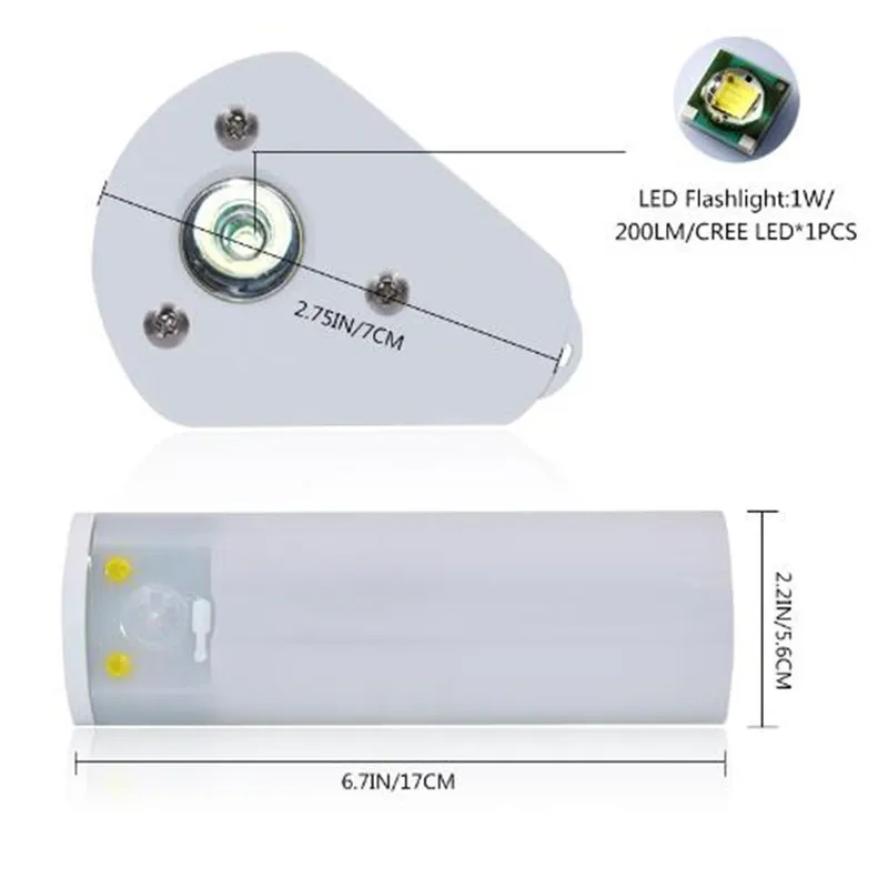 Светодиодный сенсорный фонарик с питанием от солнечной энергии портативный