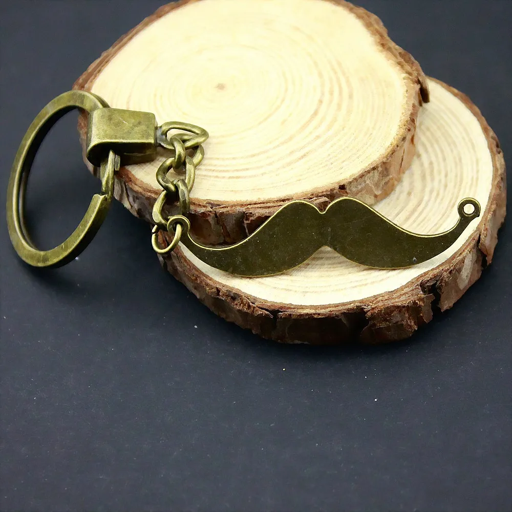 Home Decor Изделия из металла сувениры усы подключения Подвески DIY автомобилей брелок держатель сувенир подарок дополнительные посылка коробка - Цвет: keychain