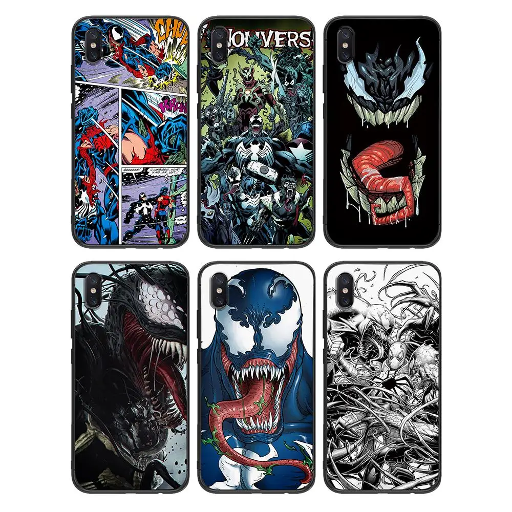 Marvel venom deadly Soft TPU For Xiaomi Redmi Mi6 8 9 A1 A2 F1 Plus Case 5 /5Plus M8 Lite Silicone Phone Back |