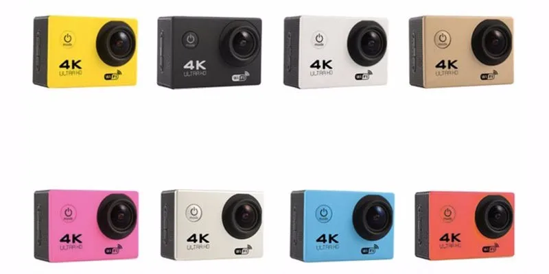 F60 экшн-камера Wifi 4k HD 16MP 170D водонепроницаемая Спортивная Экшн-камера для дайвинга Велосипедный Спорт DV Шлем камера аксессуары