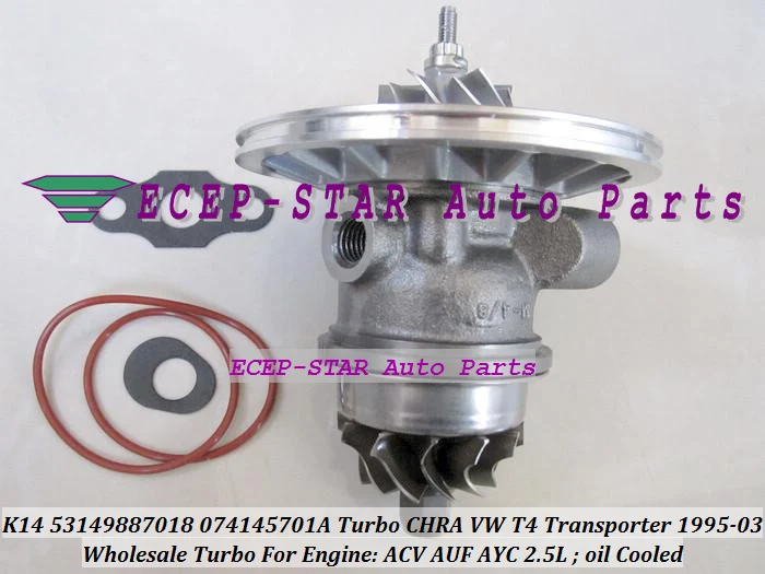 Картридж Turbo CHRA Core K14 53149887018 074145701AX 074145701AV для Volkswage T4 Transporter 1995-03 ACV AUF AYC AJT AYN 2.5L |