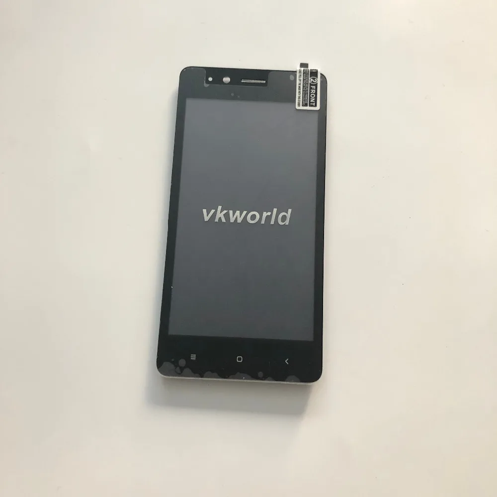 Б/у ЖК дисплей Экран дисплея + Сенсорный экран рамка для VKworld F1 MTK6580m 4 ядра 5 дюймов