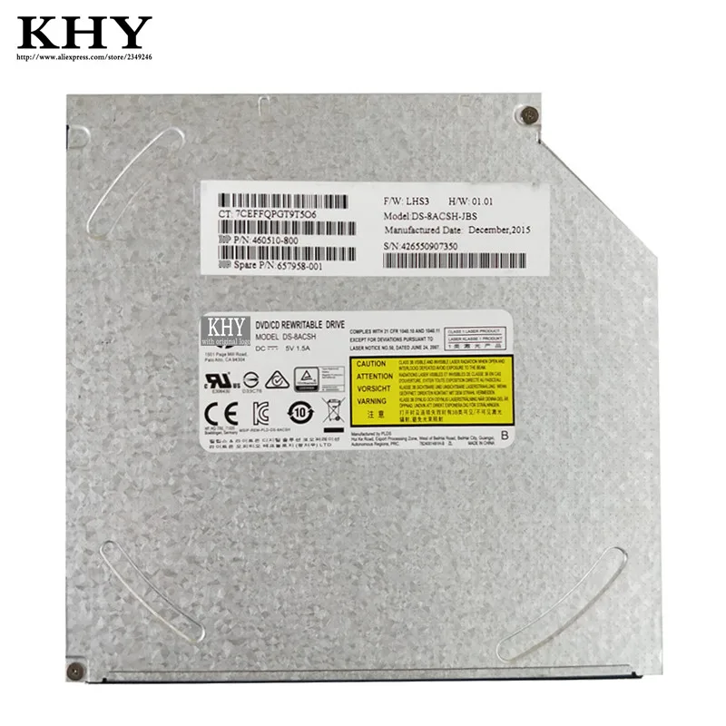 Оригинальная 8X DVD-горелка 12 7 мм супер DVDRW модель привода: GT50N GT80N GTA0N GTB0N | Компьютеры