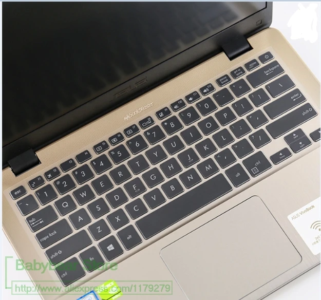 Чехол для клавиатуры ноутбука протектор прозрачный ТПУ Asus Vivobook Tp410 Tp410U Tp410Ua Tp410Ur