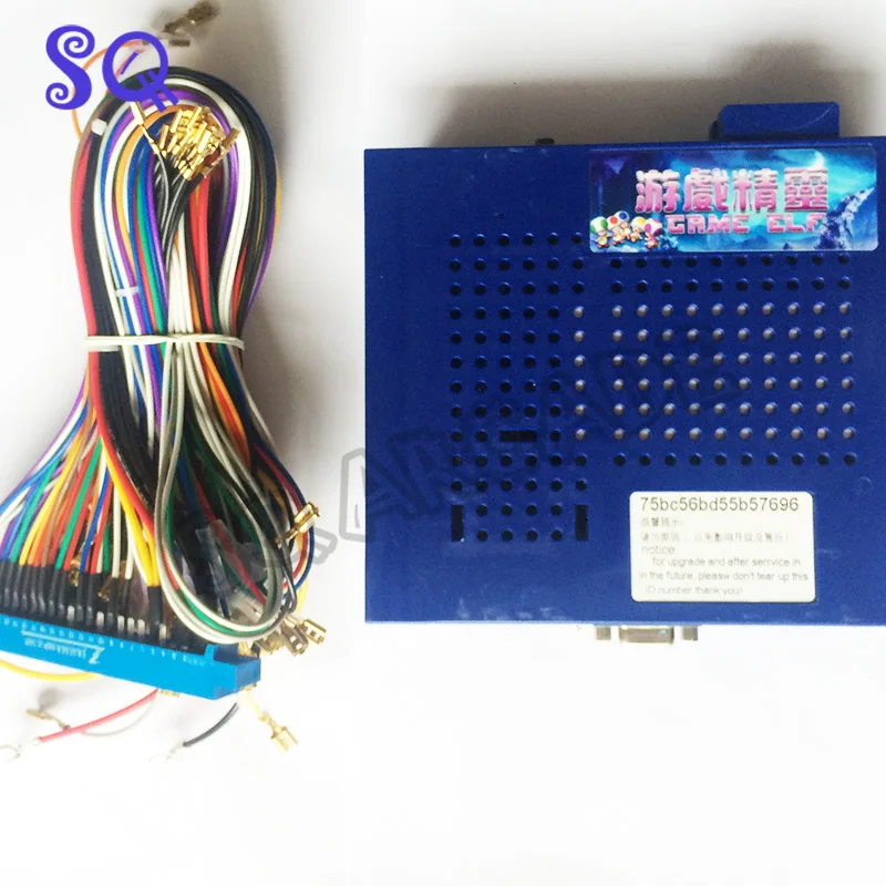 Бесплатная доставка картридж Jamma аркадная игра ELF 412 в 1 PCB vard классический