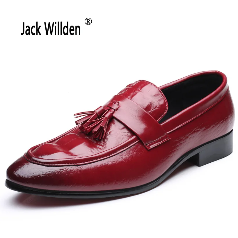 Jack Willden/Большие размеры 38-48 мужские лоферы в итальянском стиле осенние модельные