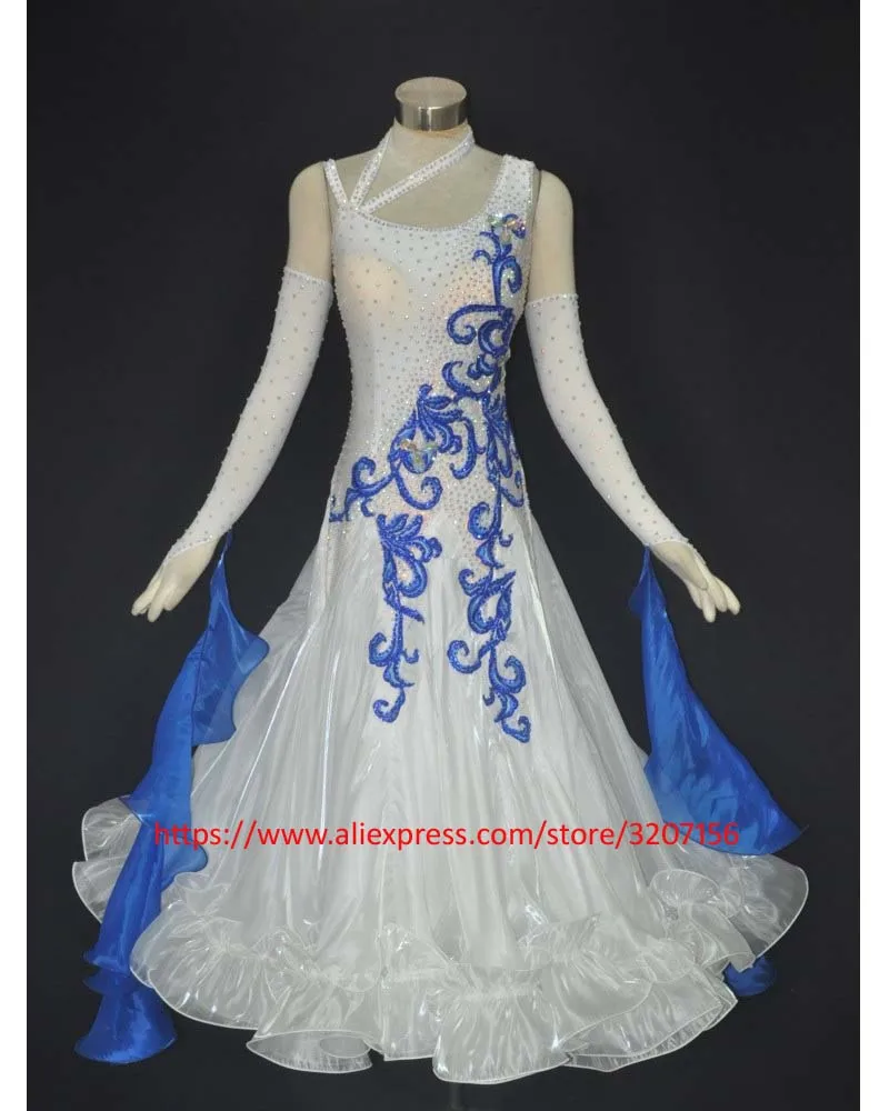 New Ballroom Standard Dance Dress Nieuwste Internationale Standaard Danswedstrijd Jurk balllroom dance dress | Тематическая одежда