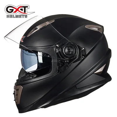 1шт GXT 8 цветов Полный открытый лицо модульный флип двойной козырек точка Capacete шлем мотоциклетный шлем - Цвет: 2