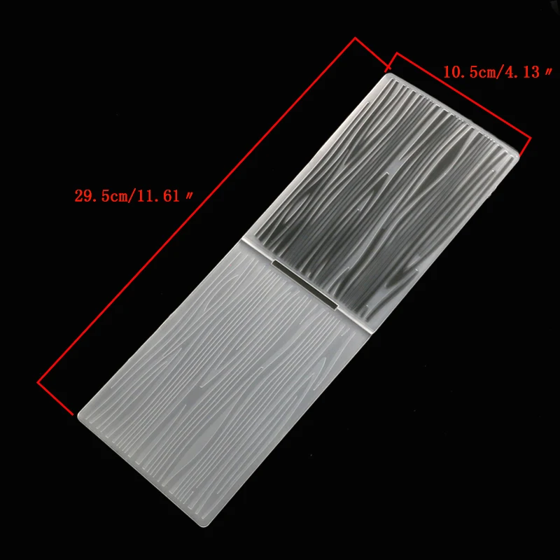 Пластиковая папка с тиснением под дерево для скрапбукинга DIY альбом карта