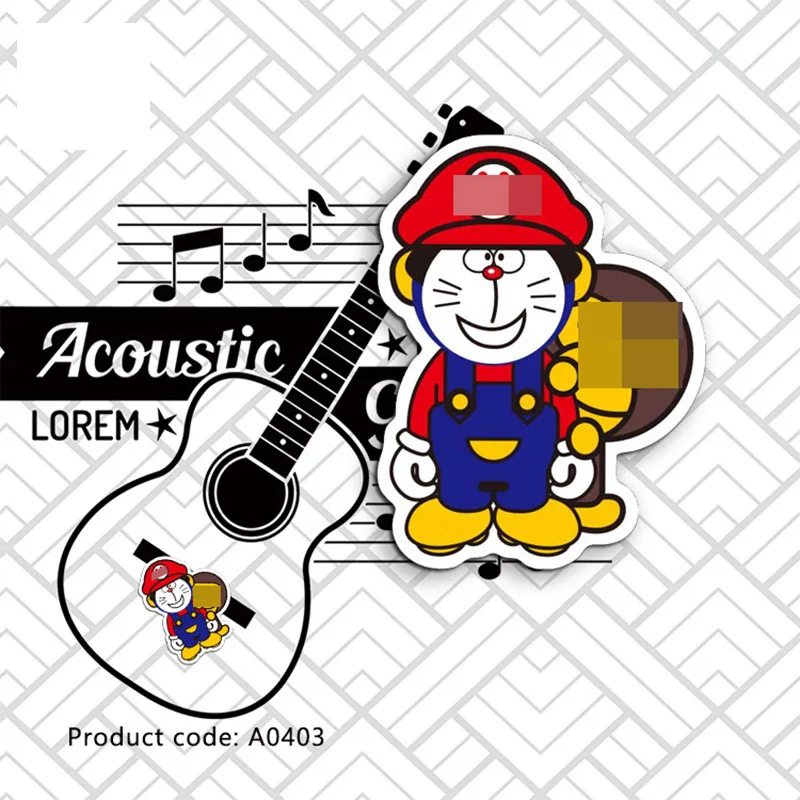 Japanese anime cat strap pants tide brand monkey waterproof stickers laptop mobile phone guitar skateboard A0403 sticker hz 30 | Игрушки и