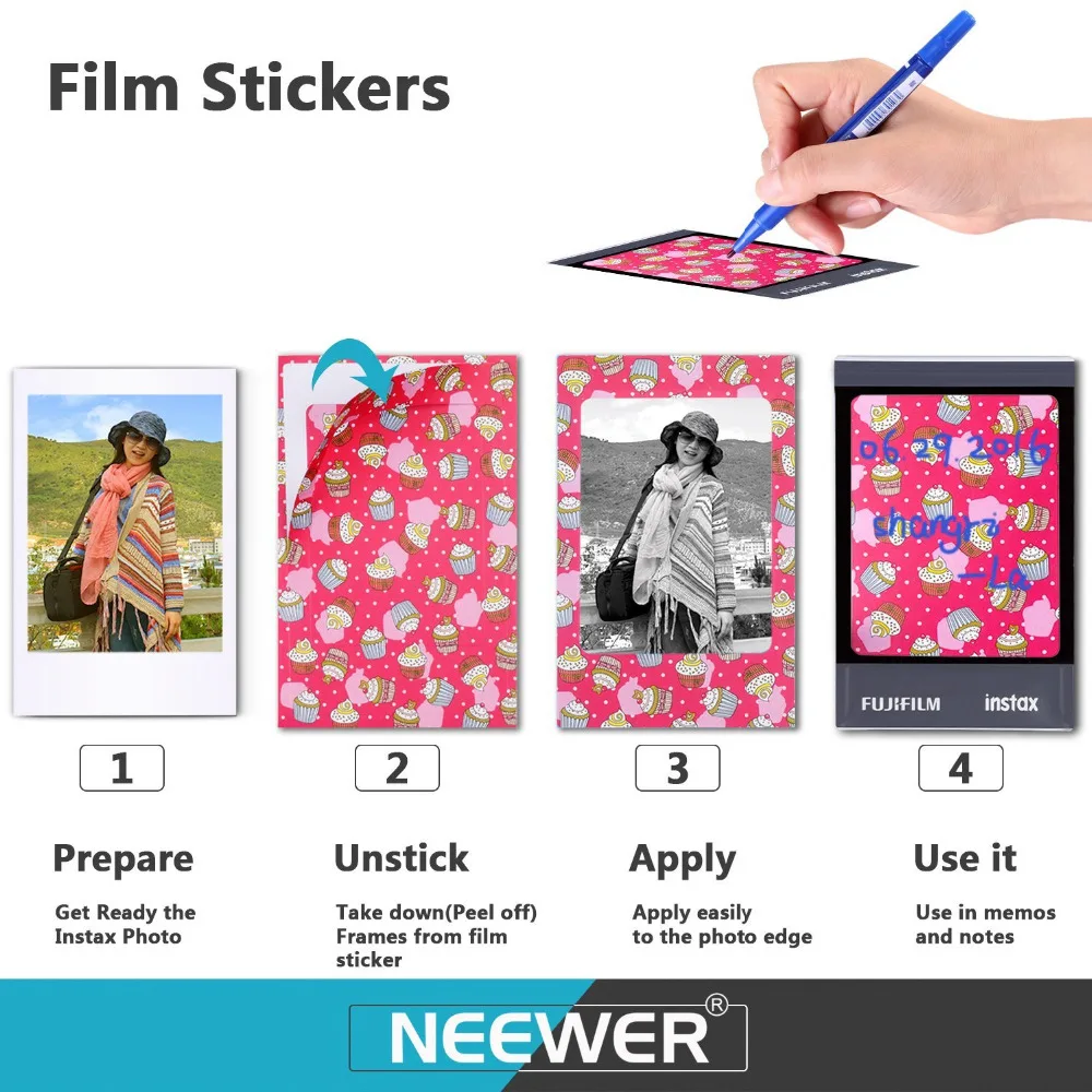 Neewer 10 в 1 продаже пряди для камеры Набор Fujifilm Instax Mini 8/8s включает себя