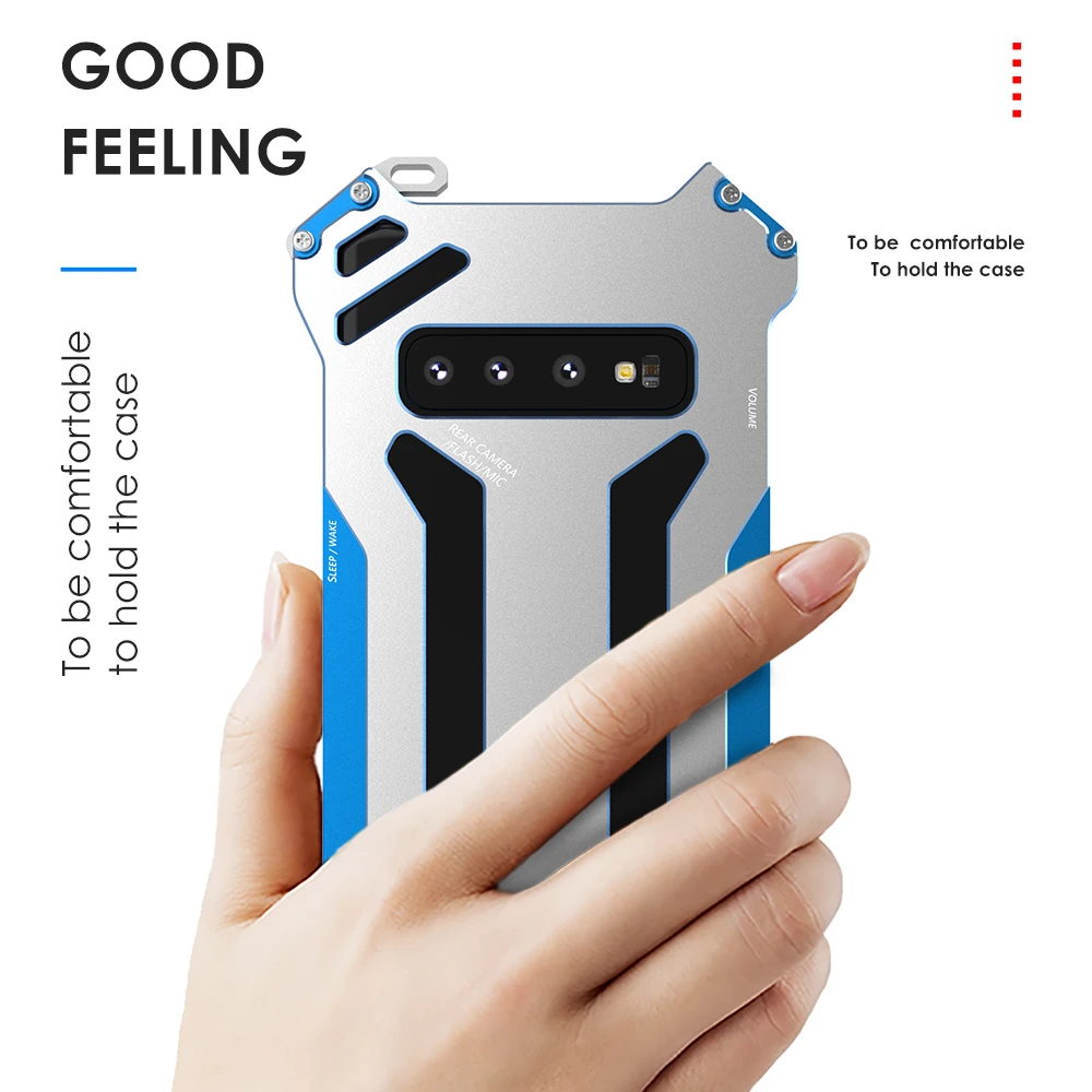 Gundam Metal Aluminum Case Cover for Samsung Galaxy s10 Plus lite Armor Anti-Knock Phone or s10e | Мобильные телефоны и