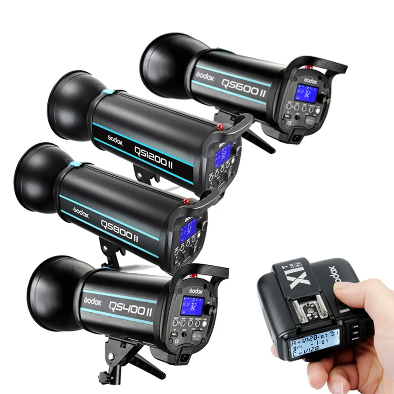 Беспроводная студийная стробоскописветильник вспышка Godox QS400II 400WS / QS600II 600WS QS800II