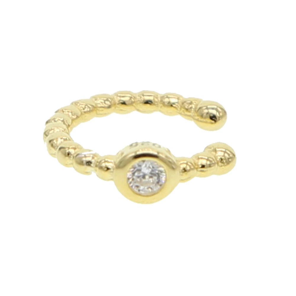 white Серебро 925 пробы, зеленый, красный, белый cz изысканные украшения, линия обруча, 1 шт., горячая мода, изящные манжеты для ушей, Великолепный маленький зажим, серьги - Окраска металла: white