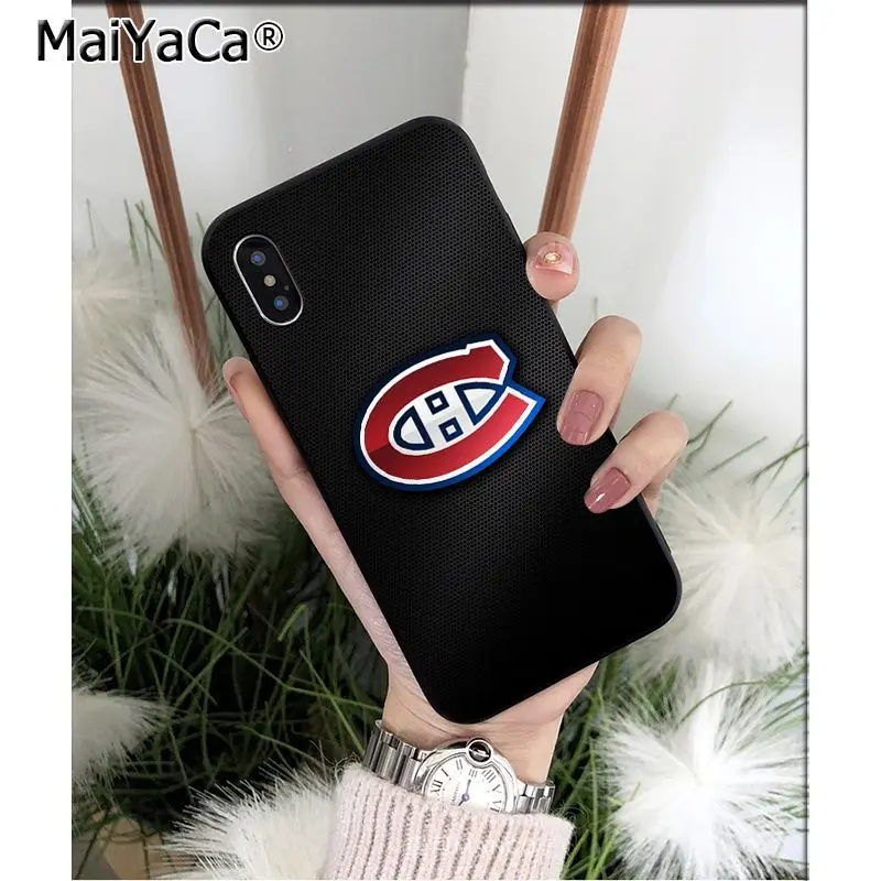 A12 MaiYaCa Montreal Canadiens TPU Мягкий силиконовый чехол для телефона для Apple iPhone 8 7 6 6S Plus X XS MAX 5 5S SE XR мобильных телефонов - Цвет: A12