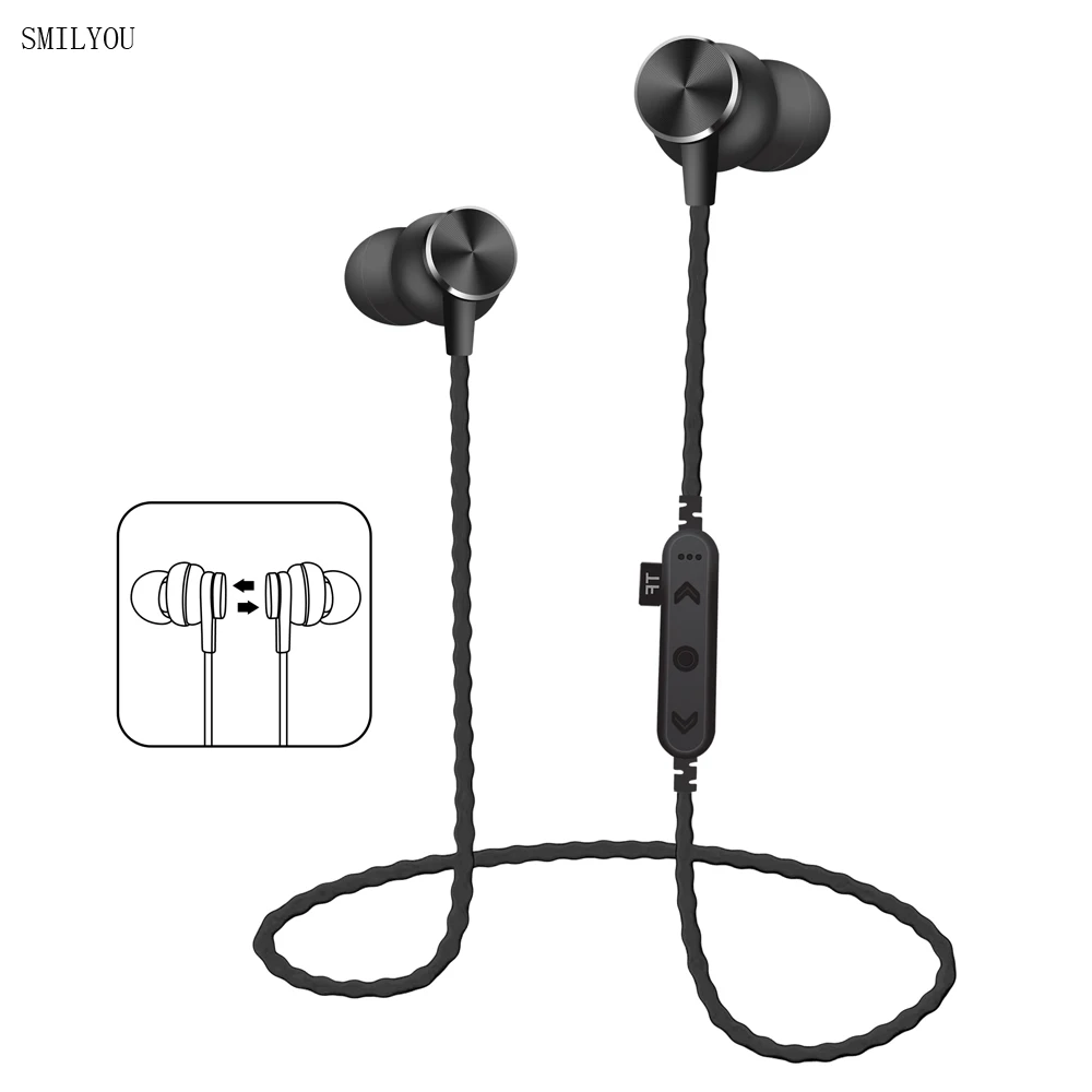 SMILYOU MS T13 беспроводные Bluetooth наушники Спортивные Гарнитура для бега