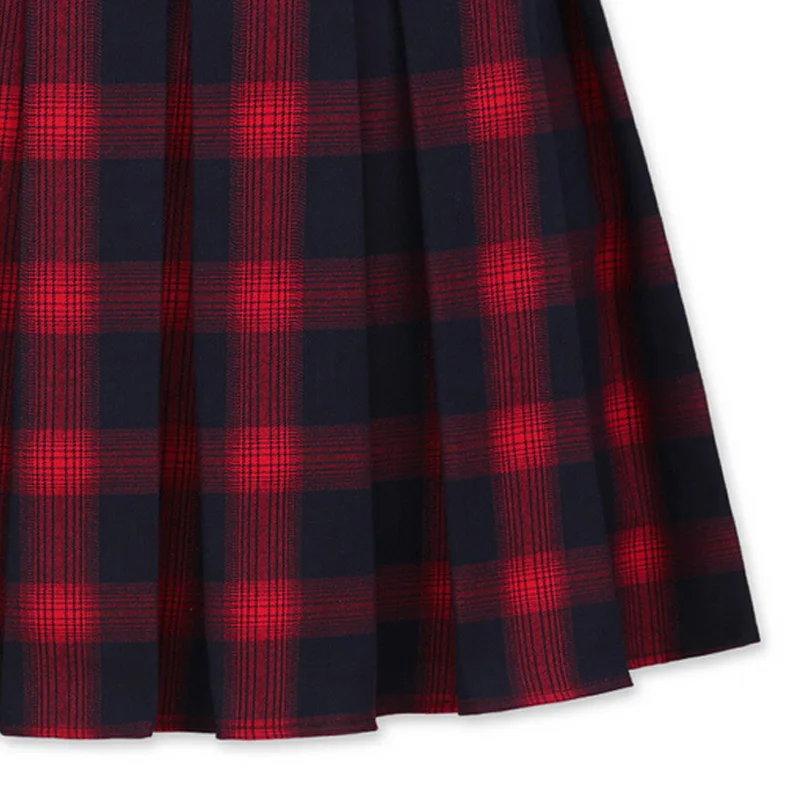 Новая весенне осенняя Женская винтажная Студенческая клетчатая юбка модная